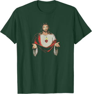 Christian Jesus design T-Shirt - T-Shirt | Forest