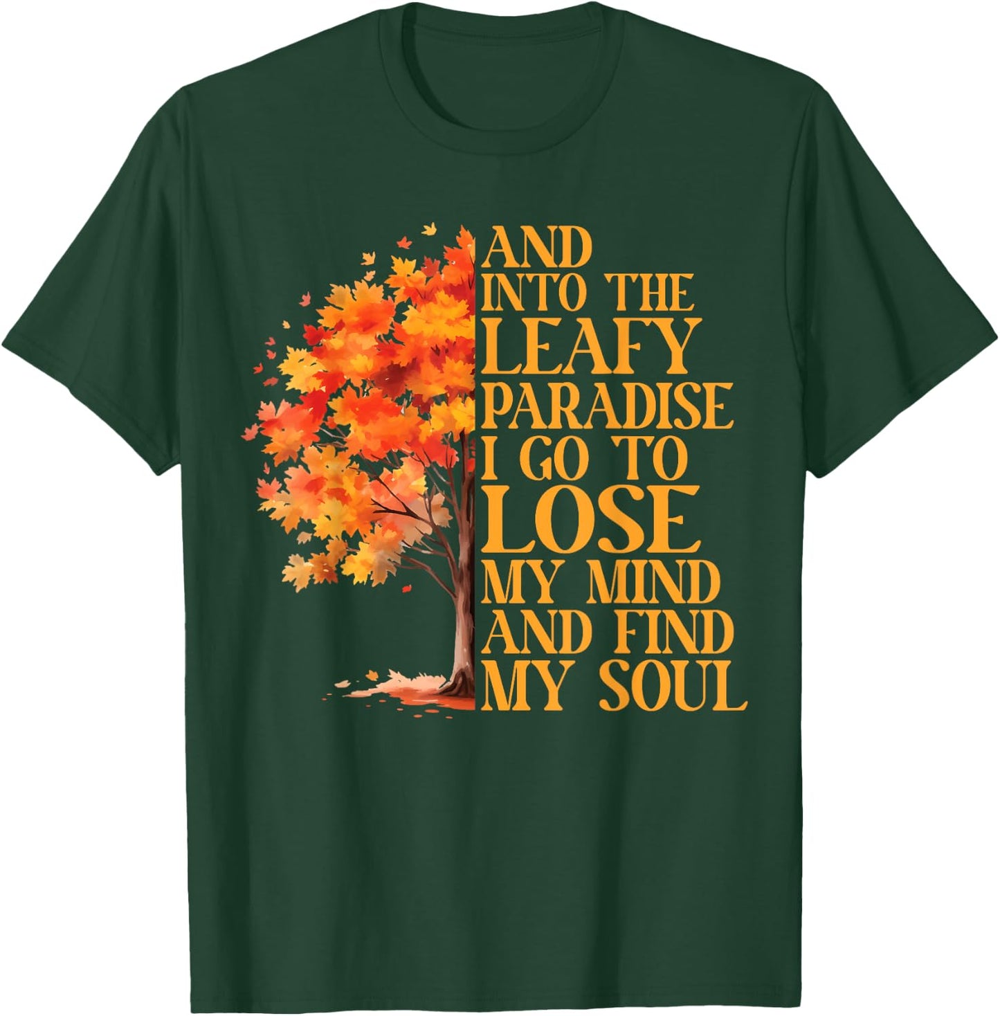 Leaf Peeping Autumn Leaves Leaf Peeper T-Shirt - T-Shirt | Forest