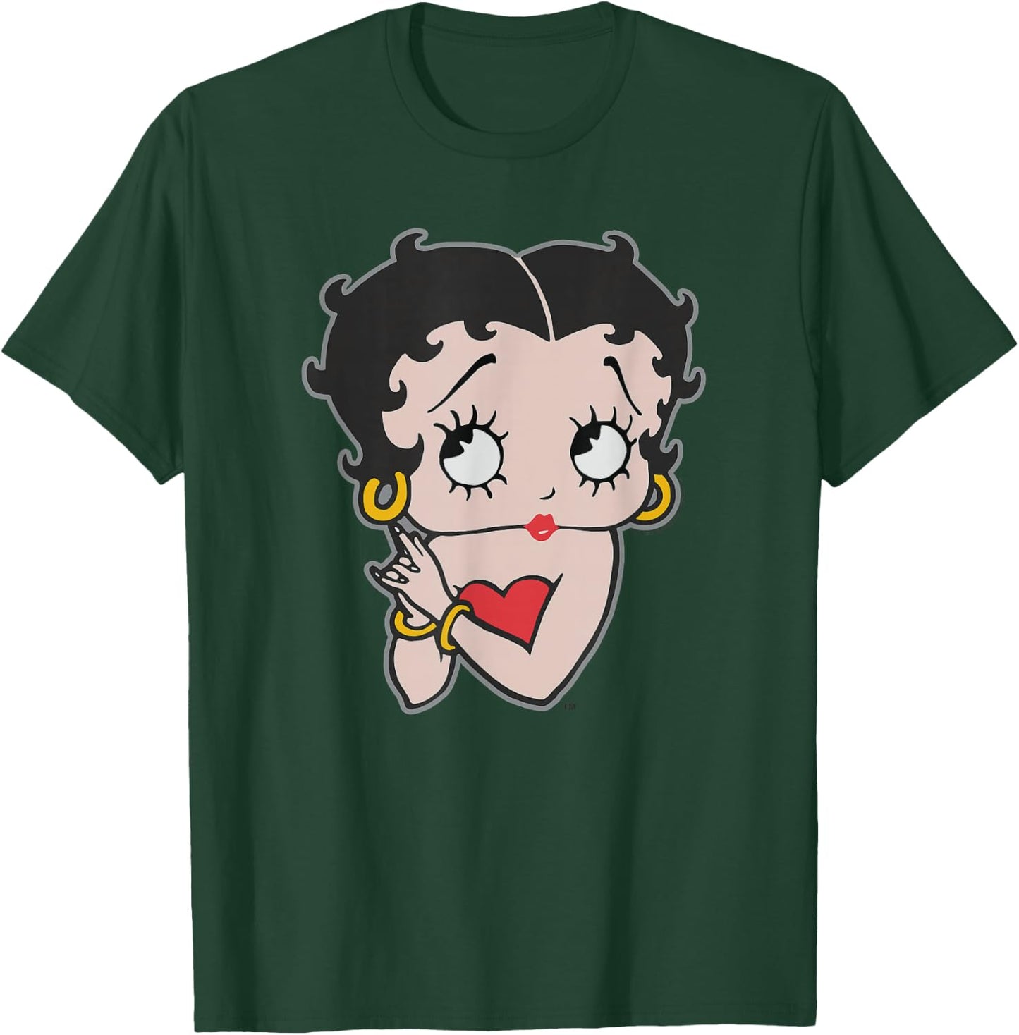 Betty Boop Hands Clasped Pose Poster V-2 T-Shirt - T-Shirt | Forest