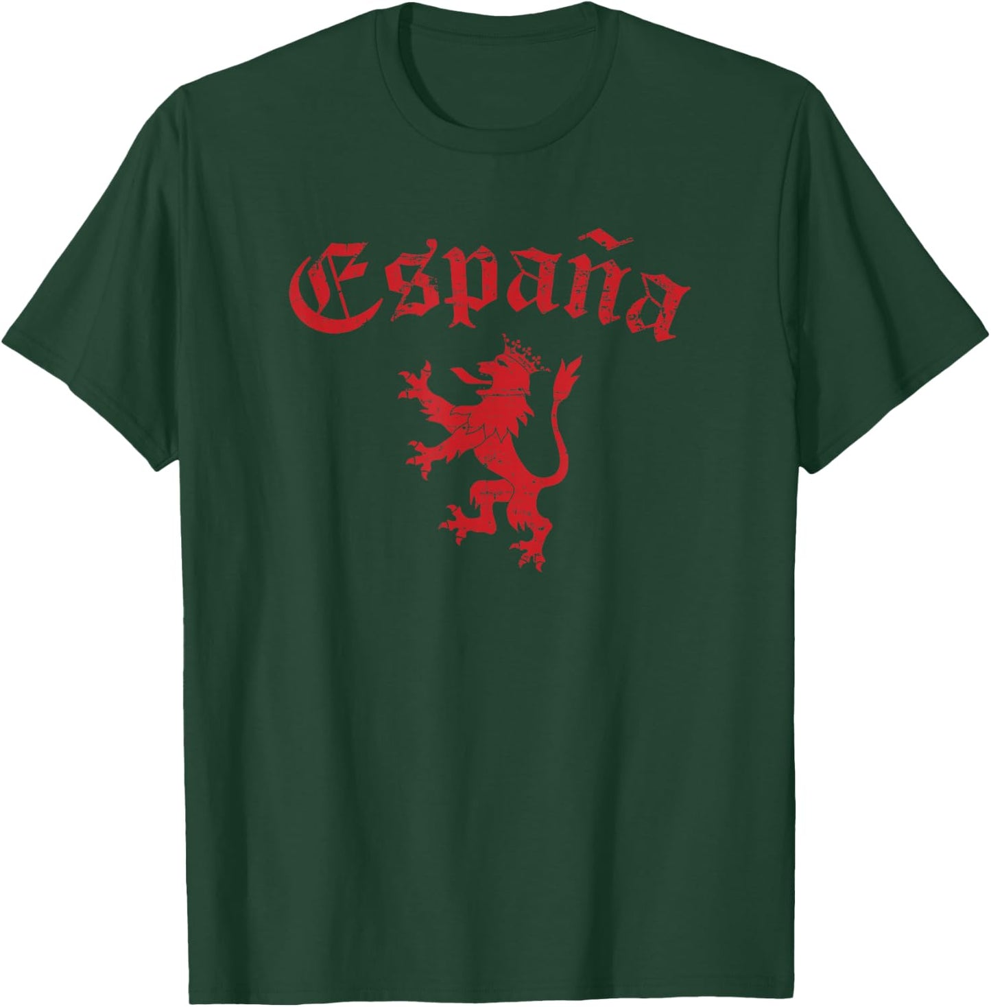 Espana Spain Lion Symbol Spanish Spaniard Pride T-Shirt - T-Shirt | Forest