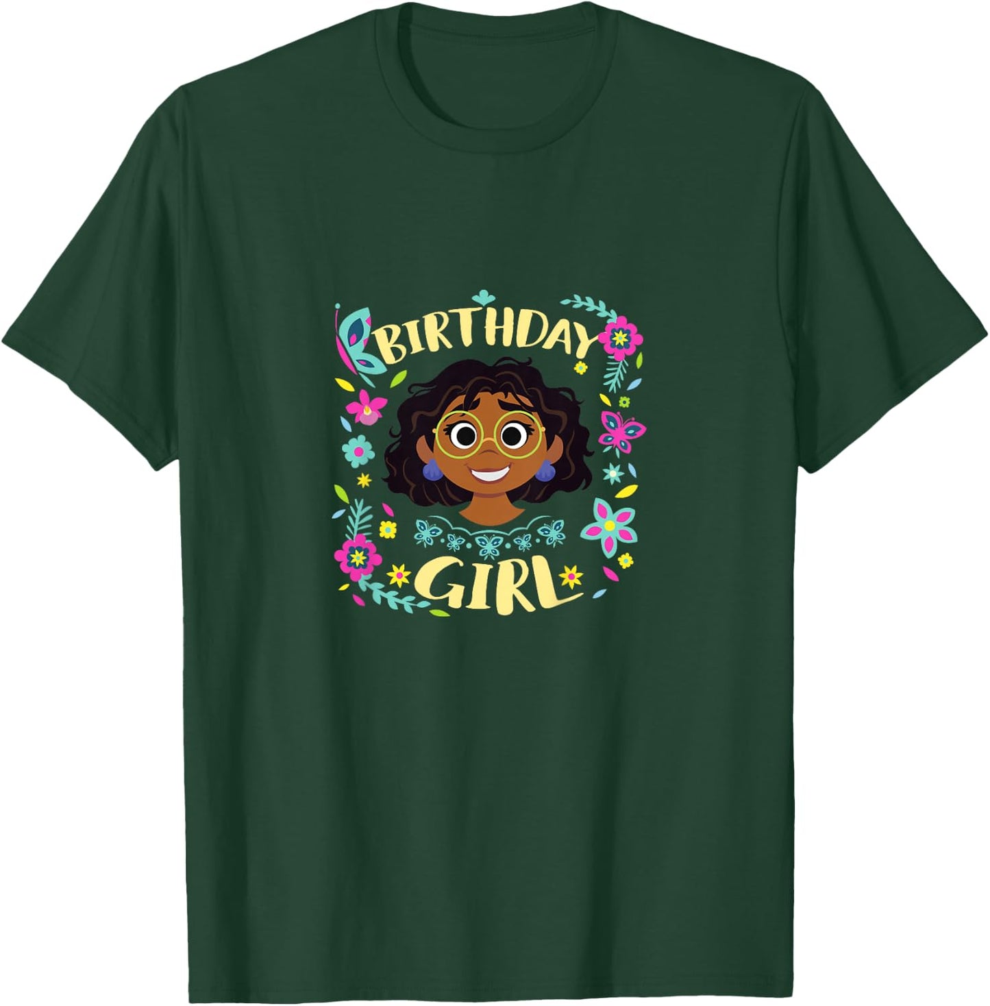 Kids Disney Encanto Maribel Birthday Girl Floral Toddler T-Shirt - T-Shirt | Forest
