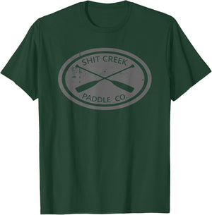Shit Creek Paddle Company Funny T-Shirt - T-Shirt | Forest