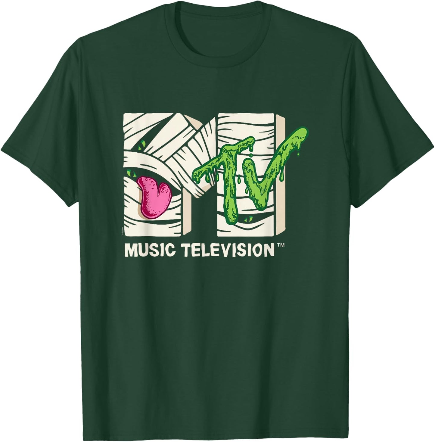MTV - Logo Mummy Monster T-Shirt - T-Shirt | Forest