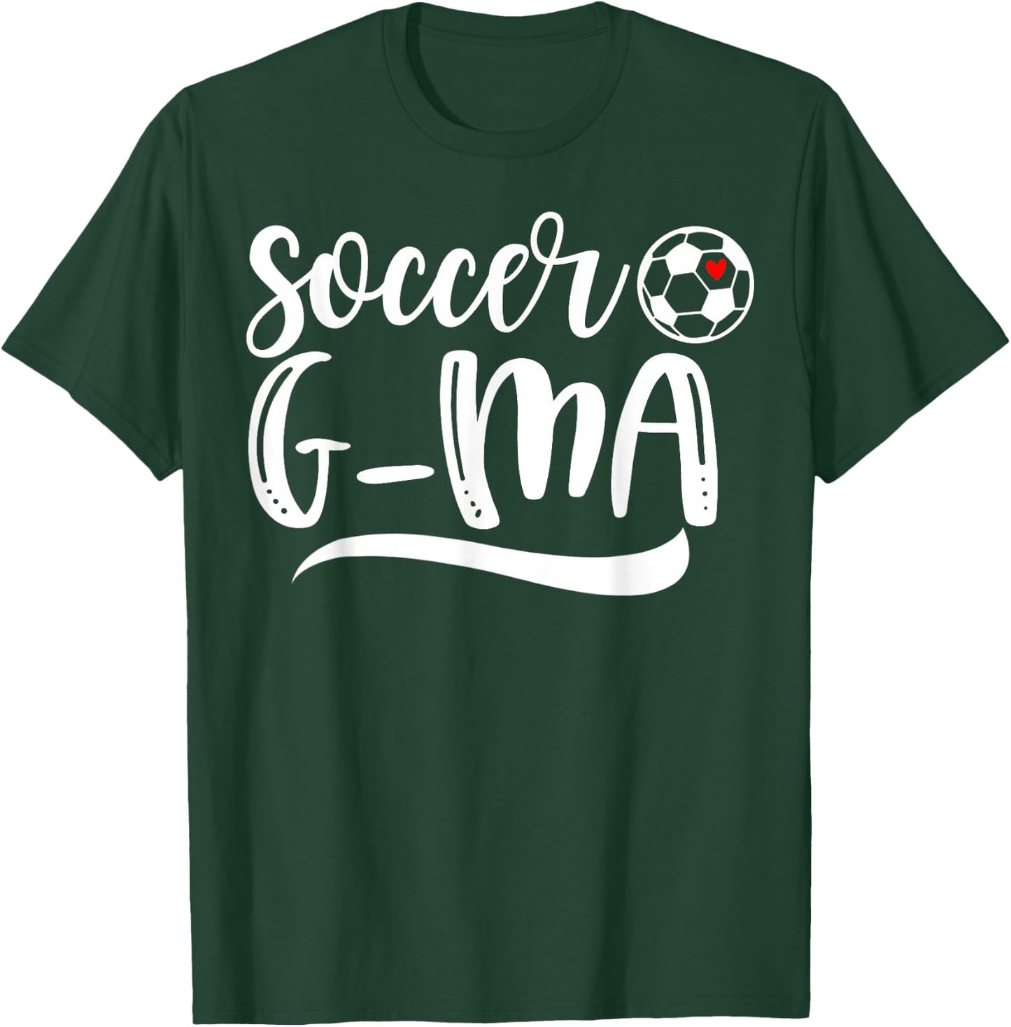 Funny Soccer G-ma Soccer Lover Mother's Day T-Shirt - T-Shirt | Forest