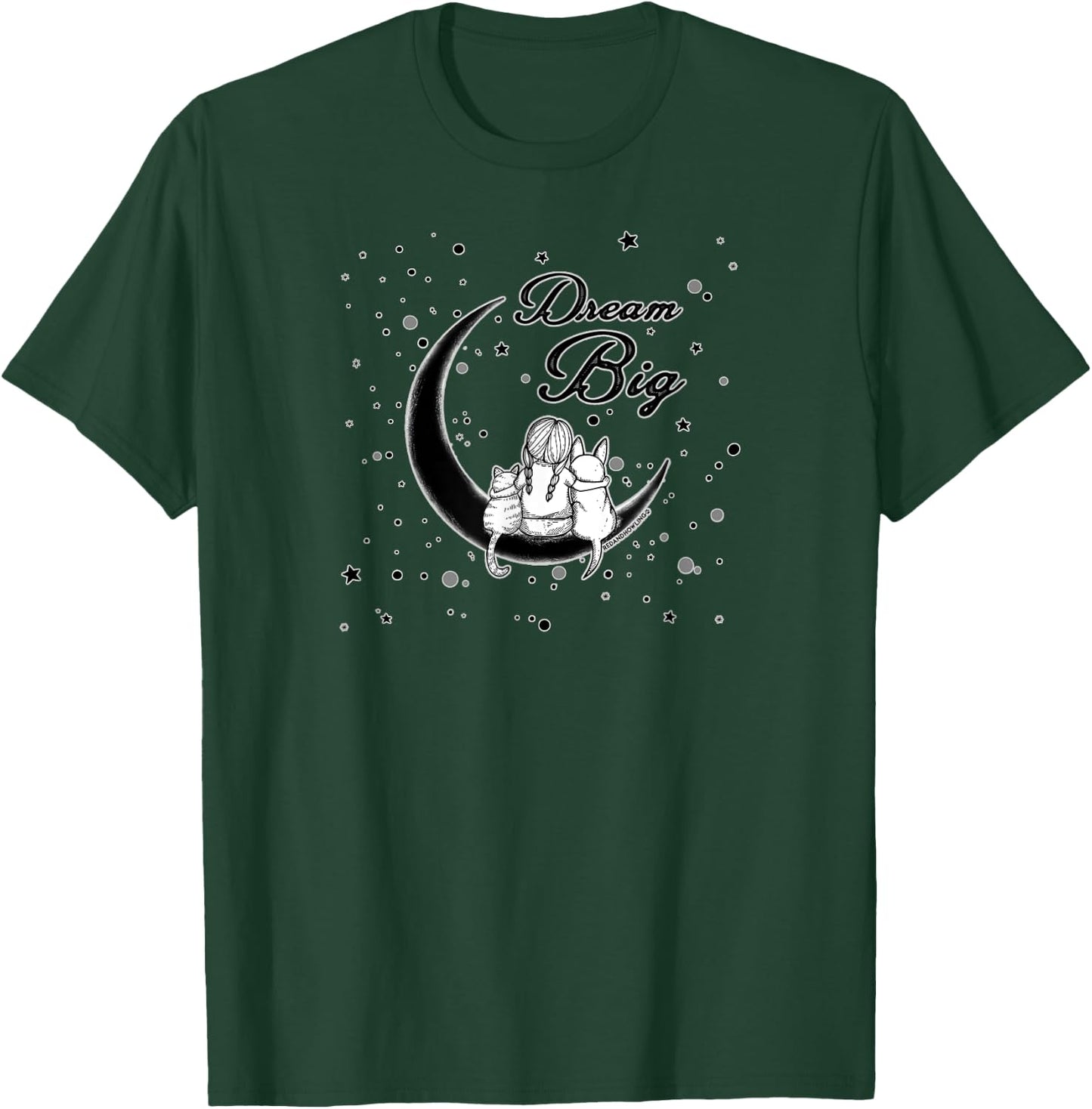 Red and Howling Dream Big T-Shirt - T-Shirt | Forest