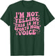 I’m Not Yelling This Is My Normal Sports Mom Voice Funny T-Shirt - T-Shirt | Forest