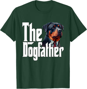 Rottweiler Dog Dad Dogfather Dogs Daddy Father T-Shirt - T-Shirt | Forest