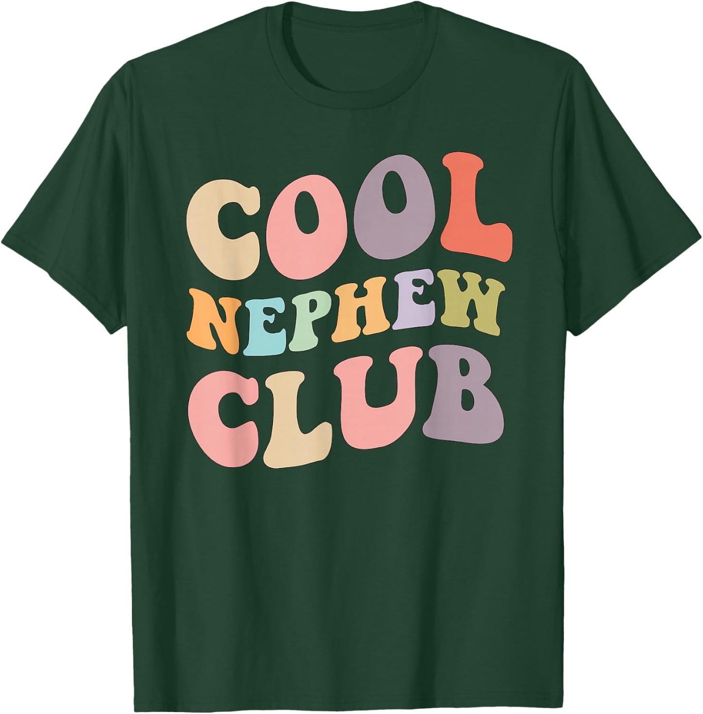 Cool Nephew Club Family Matching Design T-Shirt - T-Shirt | Forest