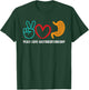 Peace Love Gastroenterology | Gastroenterologist T-Shirt - T-Shirt | Forest