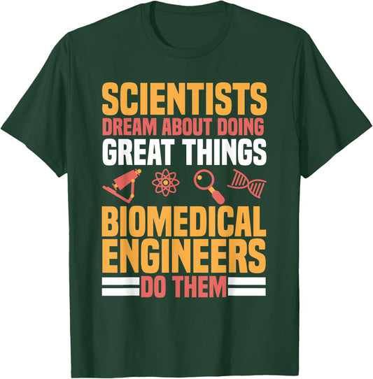 Biomedical Engineering Bioengineer Medical Engineer BMET T-Shirt - T-Shirt | Forest