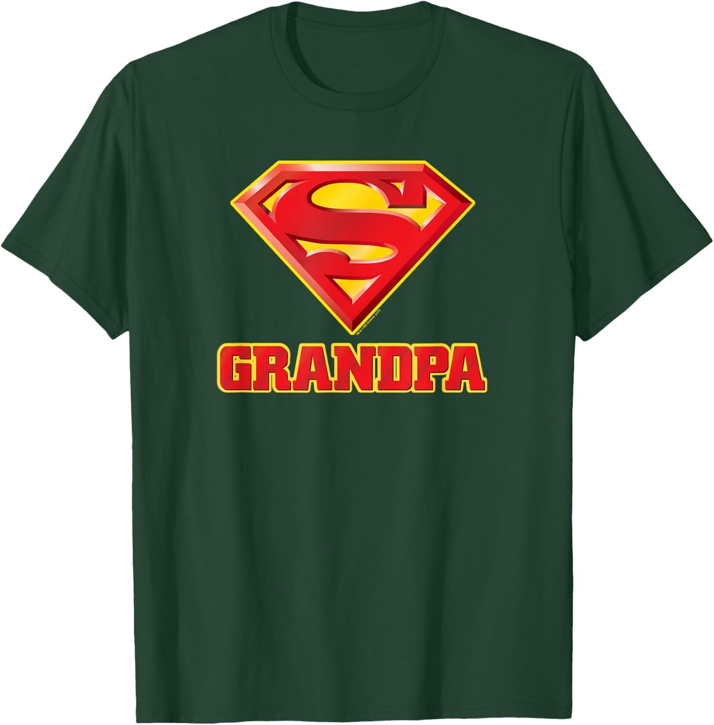 Superman Super Grandpa T-Shirt - T-Shirt | Forest