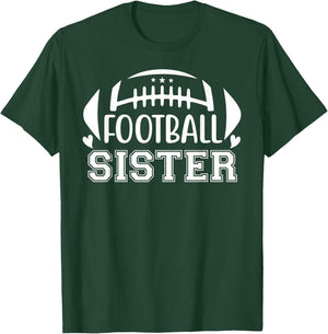 Big Sister Football Shirt,Football Sister Shirts for Girls T-Shirt - T-Shirt | Forest