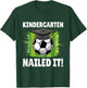 Kindergarten Nailed It Soccer Player Graduation Boys Girls T-Shirt - T-Shirt | Forest