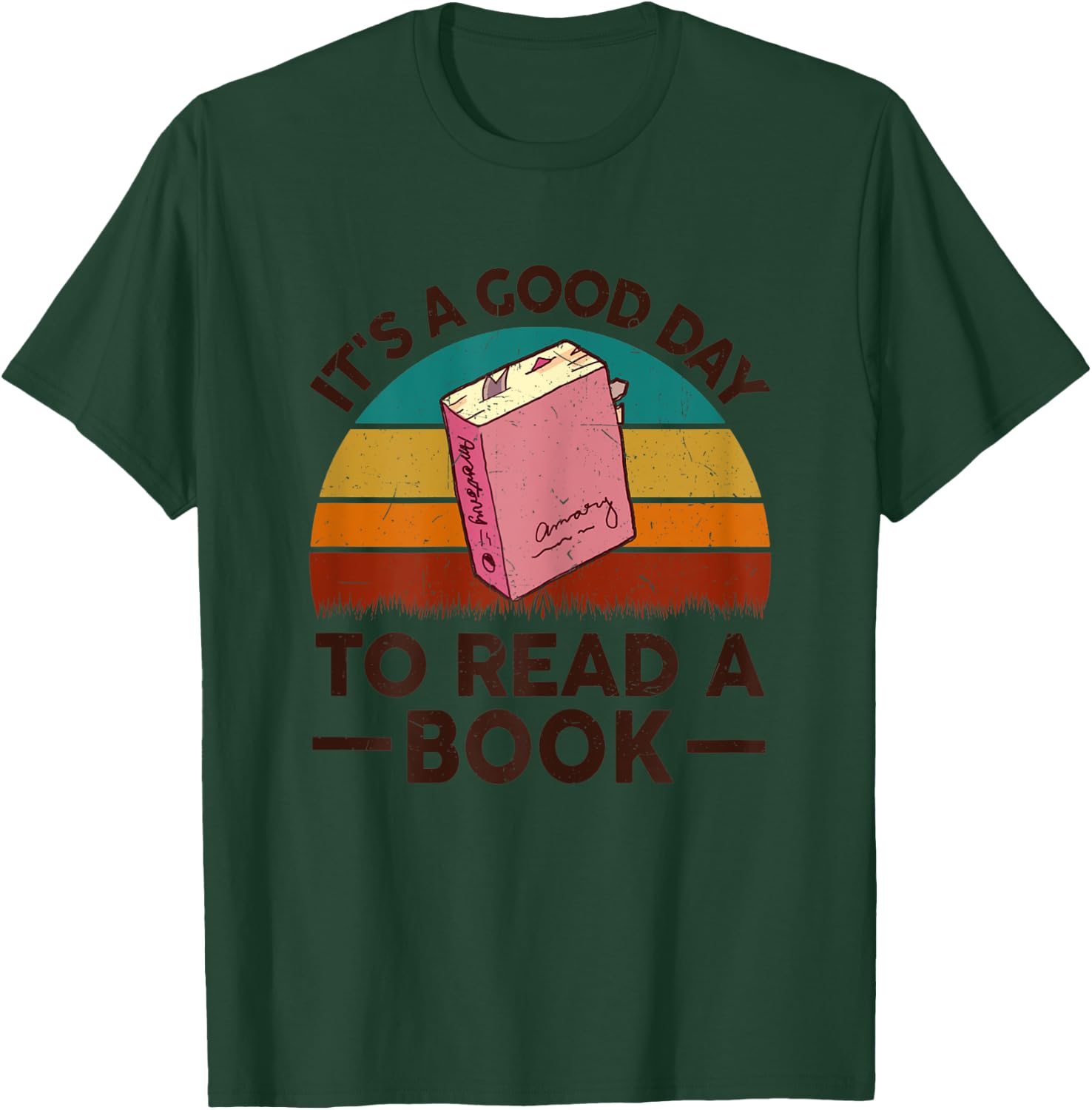 Teacher-Shirt Its Good Day To Read Book Lover Gift Librarian Women T-Shirt - T-Shirt | Forest