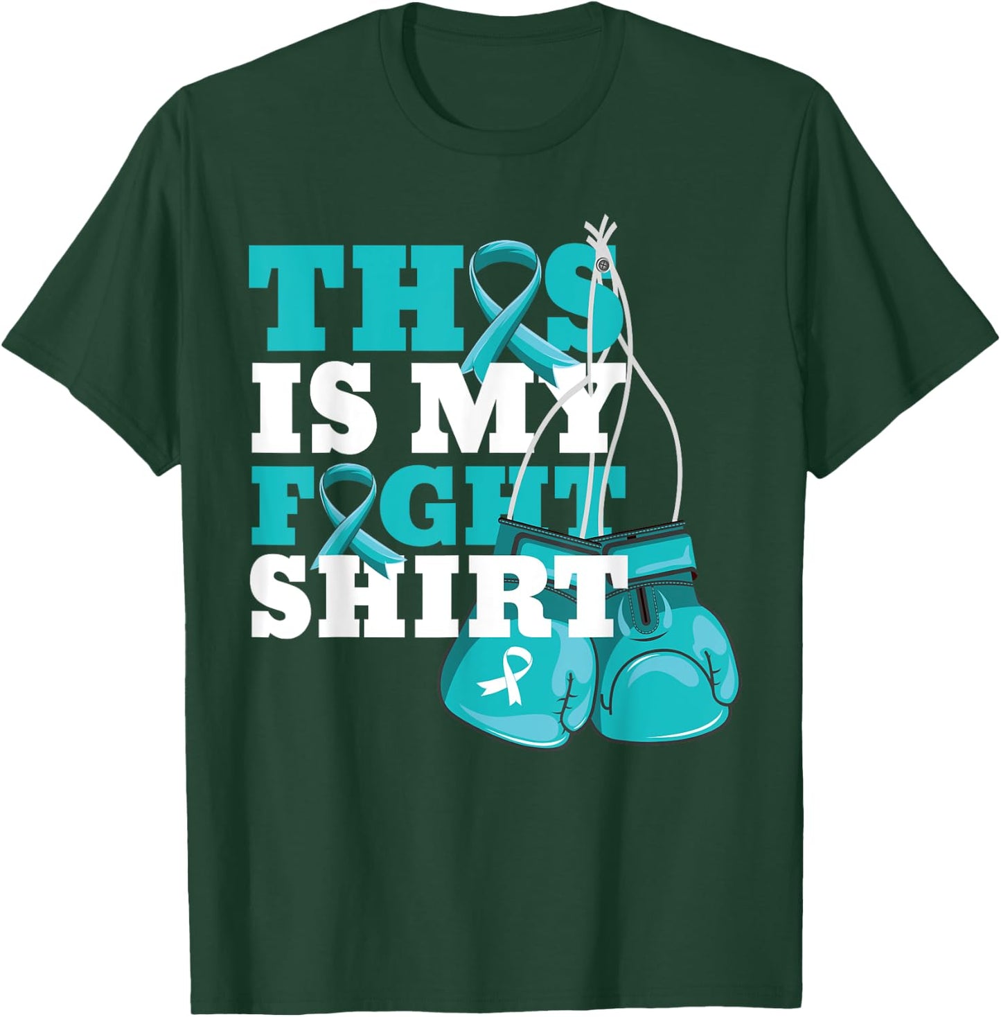 This Is My Fight Shirt Scleroderma Fighter Support Strong T-Shirt - T-Shirt | Forest