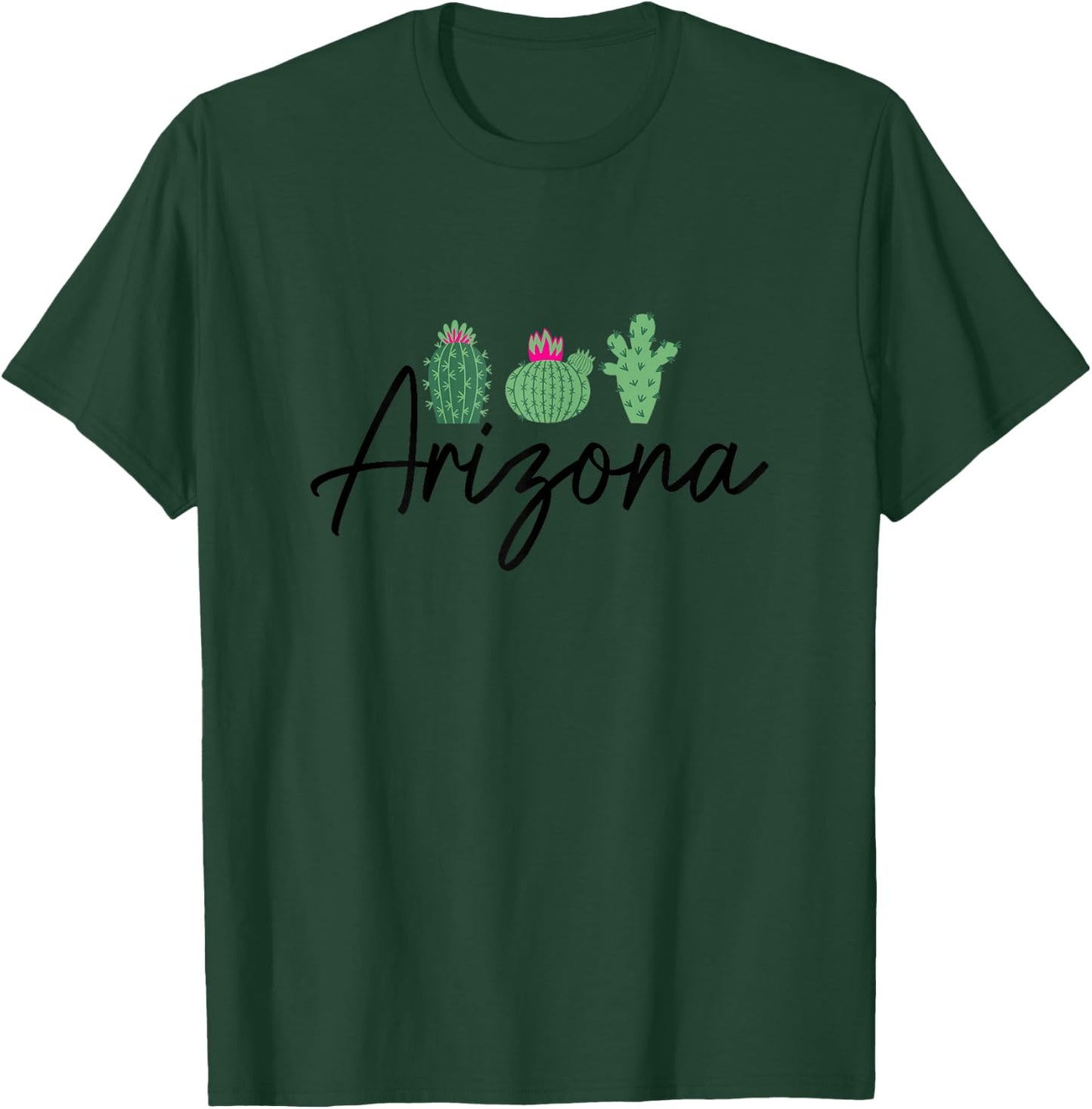 Arizona Cactus Cute AZ Pride Girls T-Shirt - T-Shirt | Forest