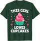 Cool Cupcake Art Teen Girls Baking Dessert Cupcake T-Shirt - T-Shirt | Forest