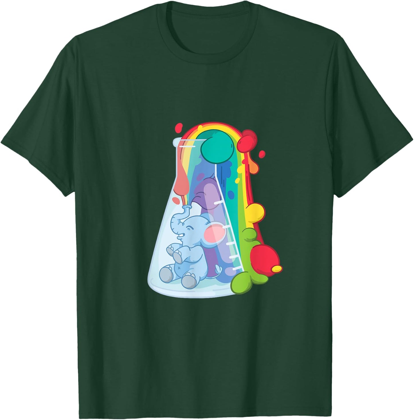 Elephant Toothpaste in a Chemistry Beaker T-Shirt - T-Shirt | Forest