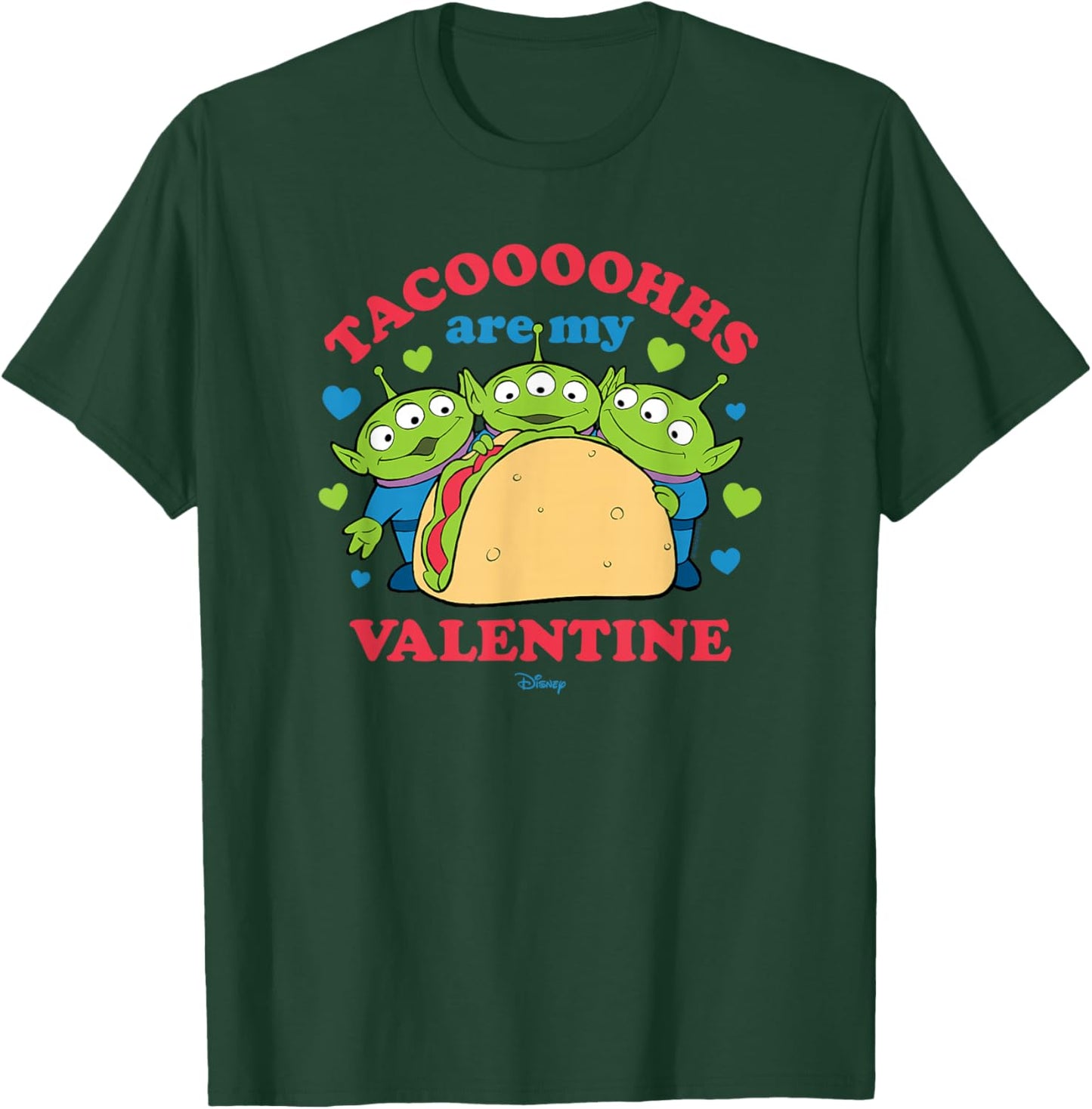 Toy Story - Tacos Are My Valentine T-Shirt - T-Shirt | Forest