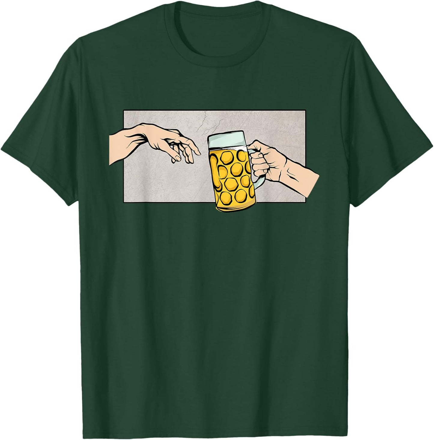 Maß beer philosophy funny beer drinker T-Shirt - T-Shirt | Forest