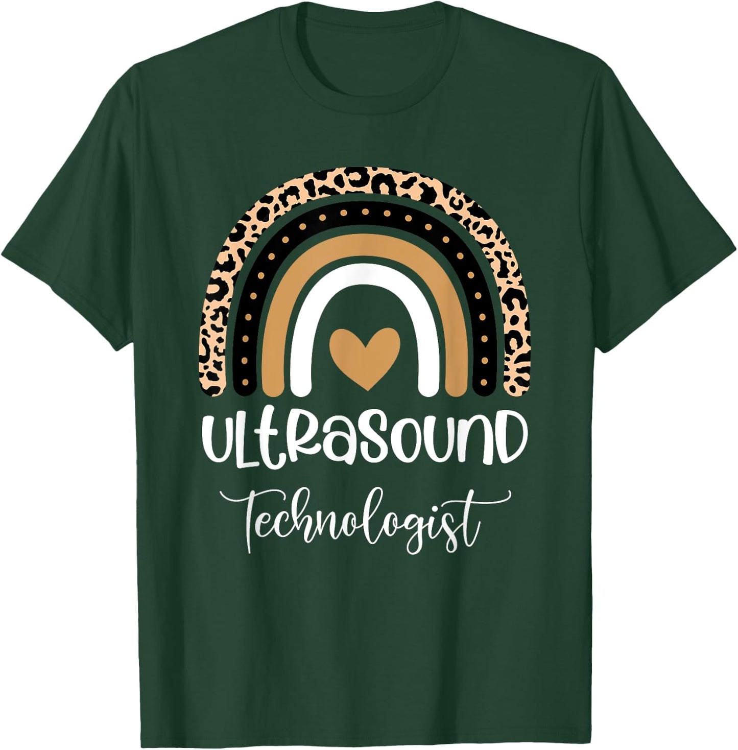 Ultrasound Technologist Sonography Ultrasound Tech T-Shirt - T-Shirt | Forest