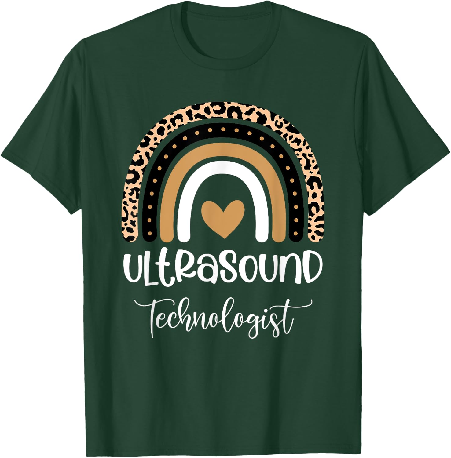 Ultrasound Technologist Sonography Ultrasound Tech T-Shirt - T-Shirt | Forest