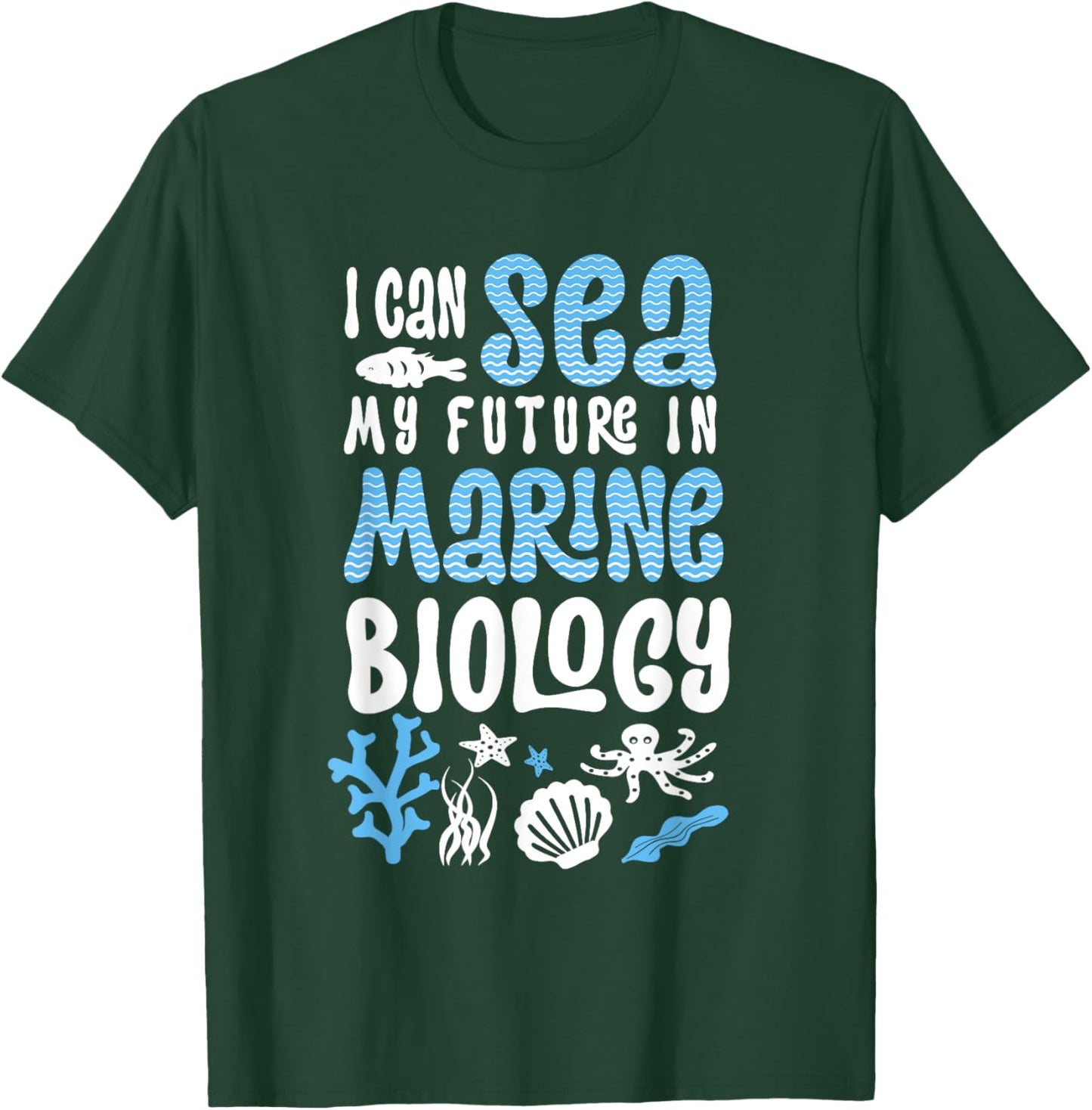 Shark Marine biologist T-Shirt - T-Shirt | Forest