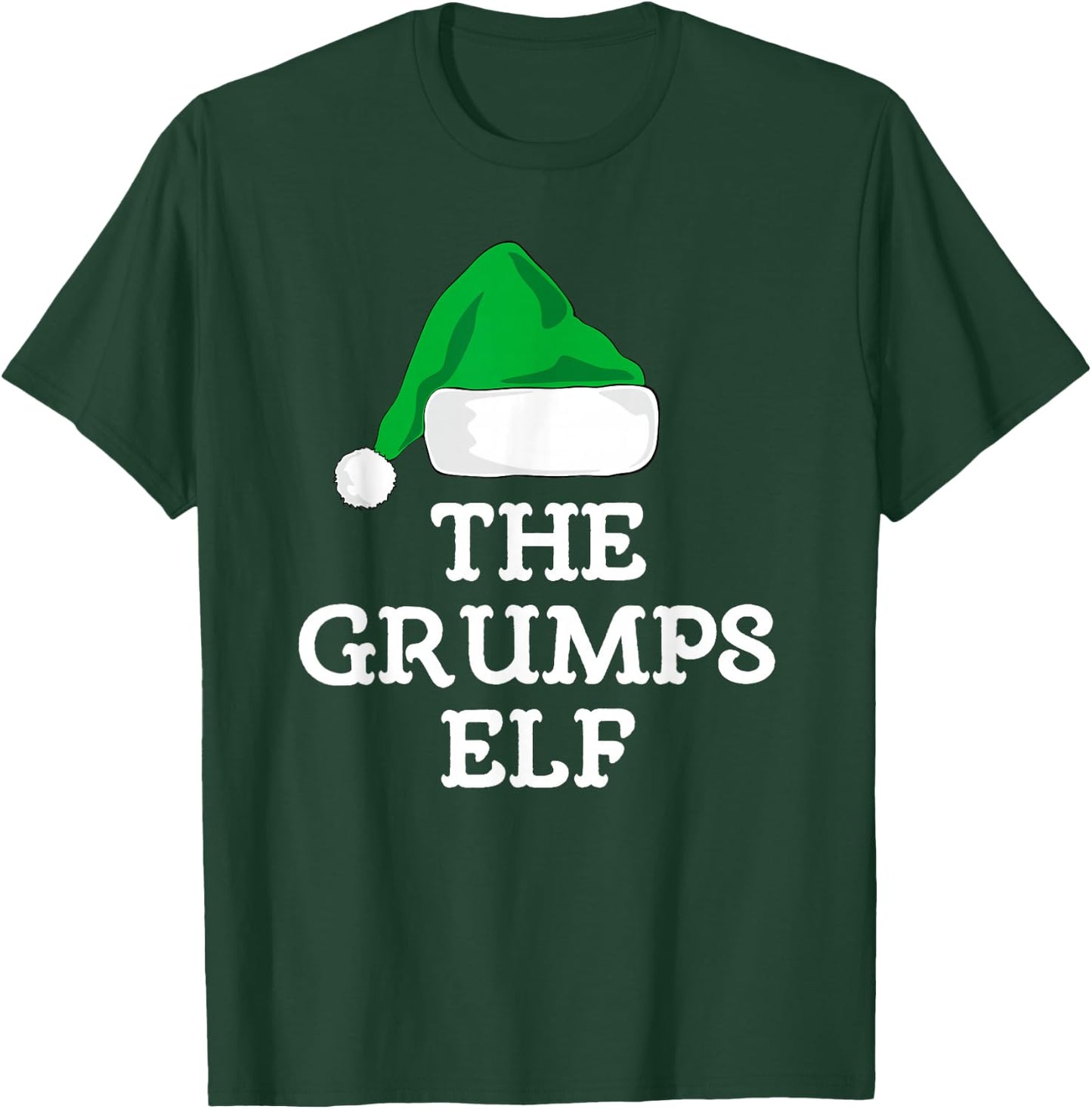 Family The Grumps Elf Christmas Matching Pajama Funny Xmas T-Shirt - T-Shirt | Forest