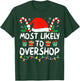 Most Likely To Overshop Funny Christmas Family Matching T-Shirt - T-Shirt | Forest