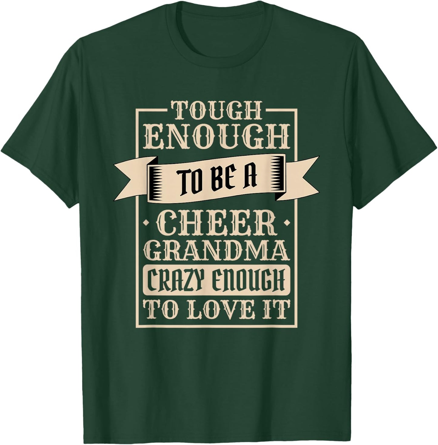 Cheer Grandma Design for Cheerleader Cheerleading Grandmom T-Shirt - T-Shirt | Forest