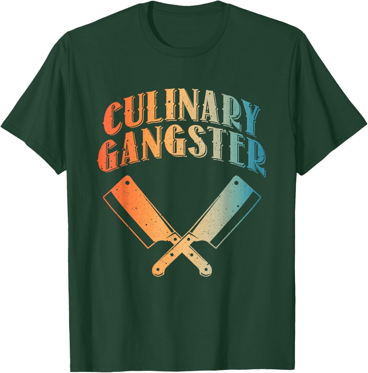 Funny Chef Art Kitchen Restaurant Cooking Lovers T-Shirt - T-Shirt | Forest
