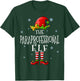 The Paraprofessional Elf Squad Funny Xmas Matching Christmas T-Shirt - T-Shirt | Forest