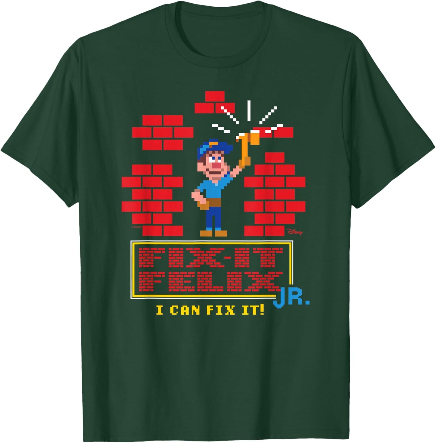 Wreck It Ralph - I Can Fix It Felix T-Shirt - T-Shirt | Forest