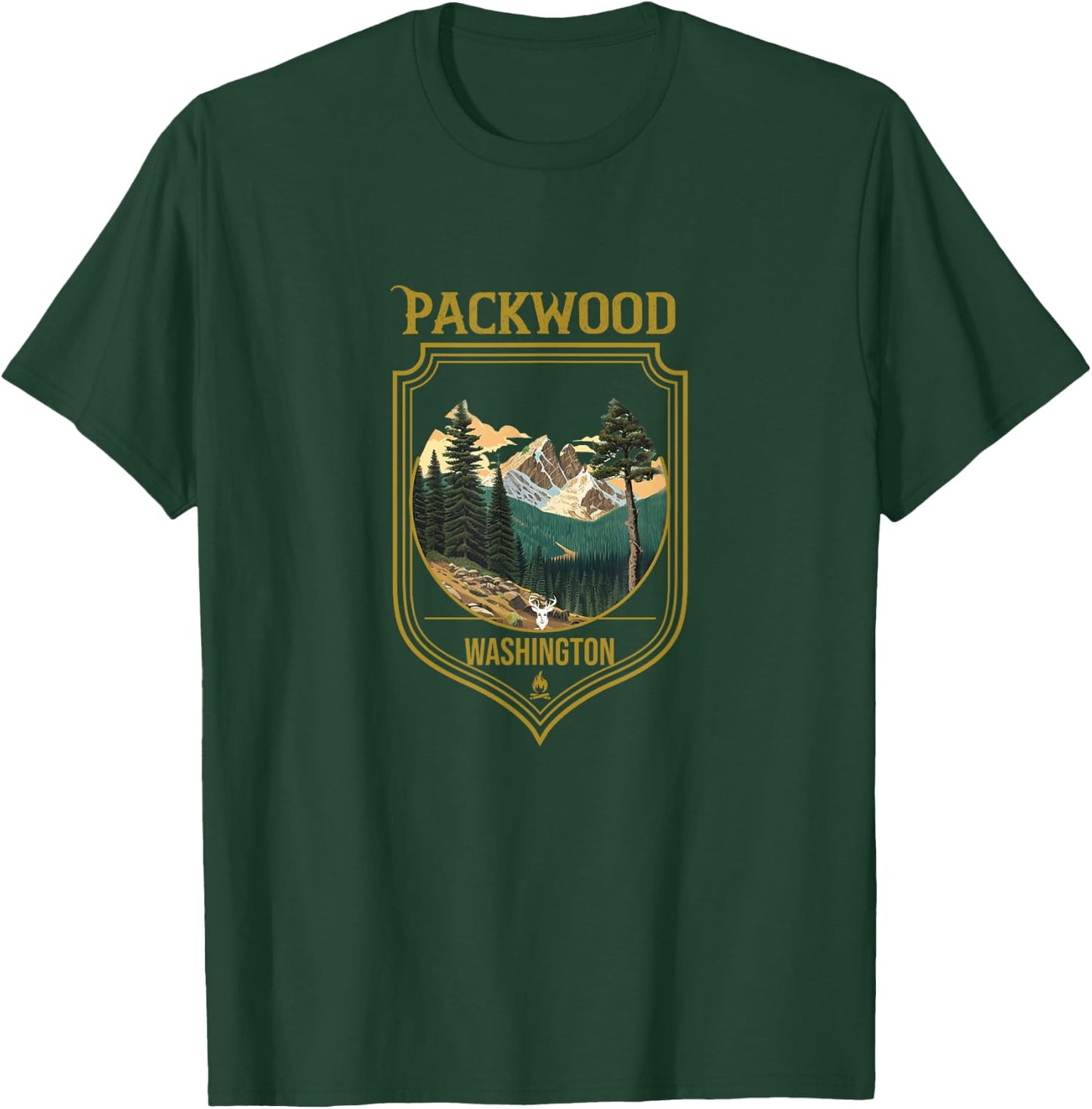 Packwood Souvenir Apparel - Packwood Hiking T-Shirt - T-Shirt | Forest