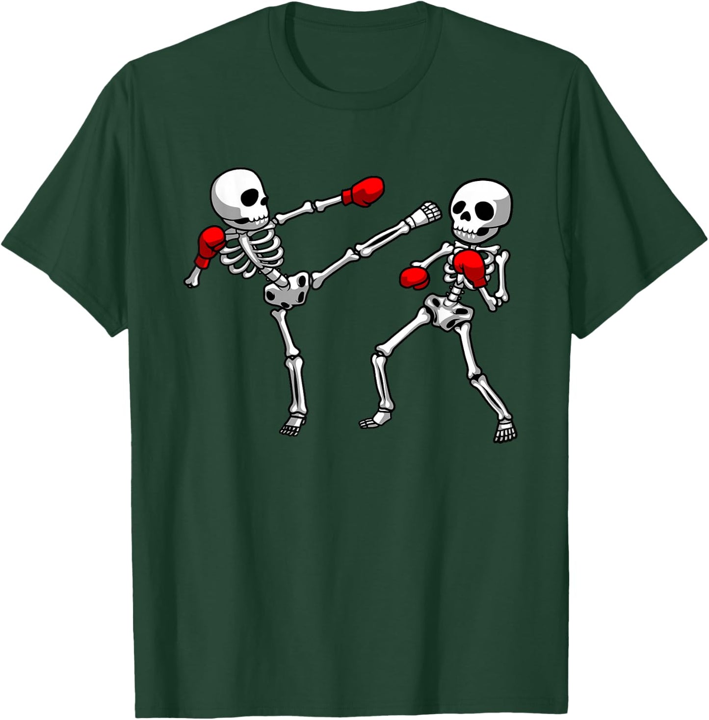 Cool Kickboxing Design Women Kickboxer Boxing T-Shirt - T-Shirt | Forest