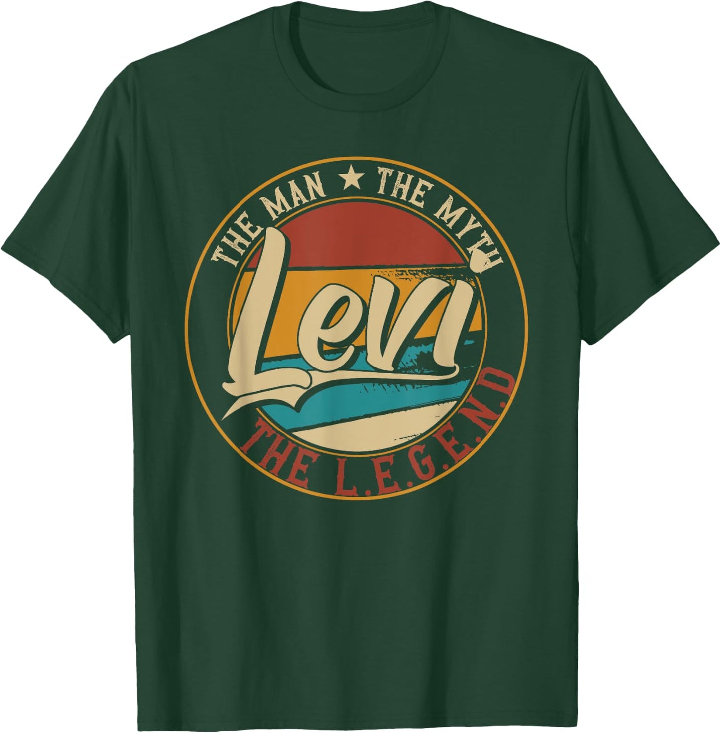 Levi The man the myth the legend T-Shirt - T-Shirt | Forest