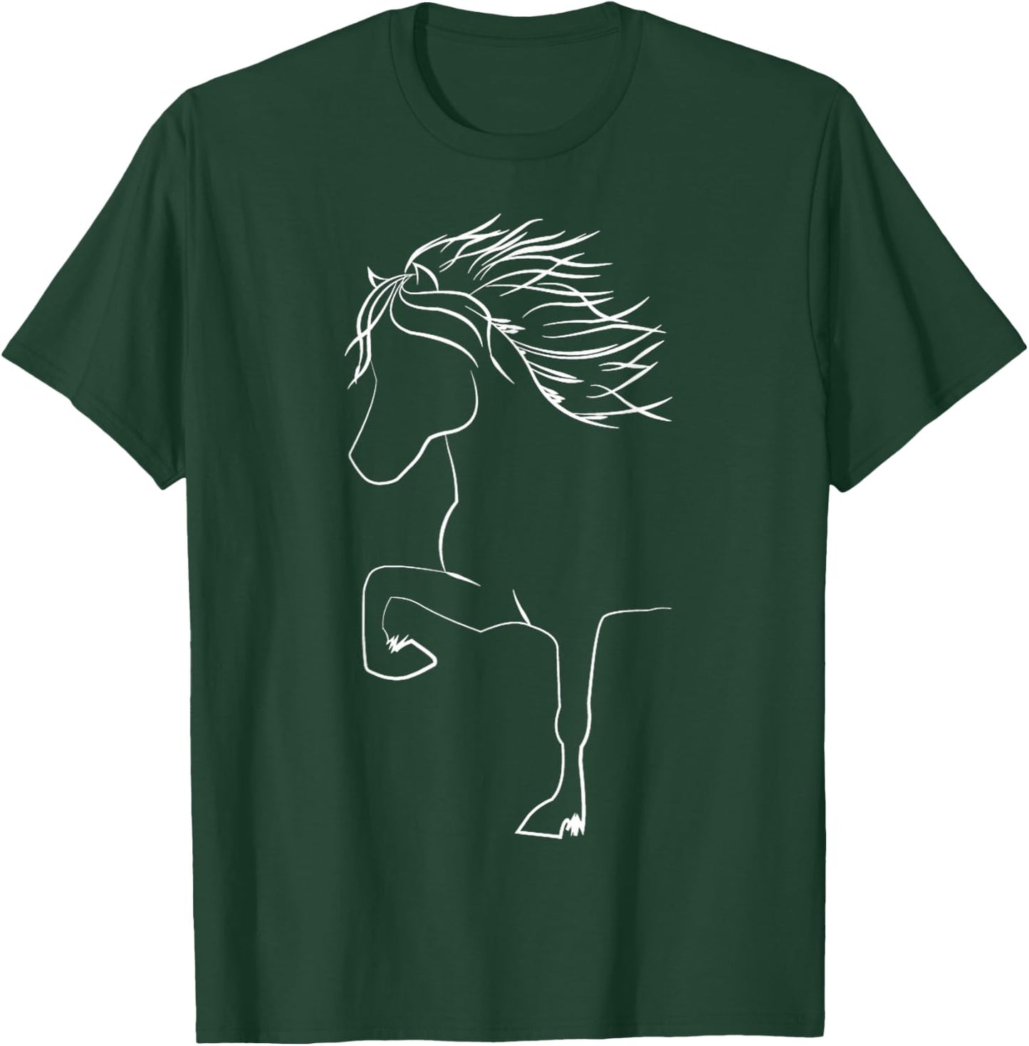 Cute Icelandic Horse Apparel For Horsefans King Kolbi T-Shirt - T-Shirt | Forest