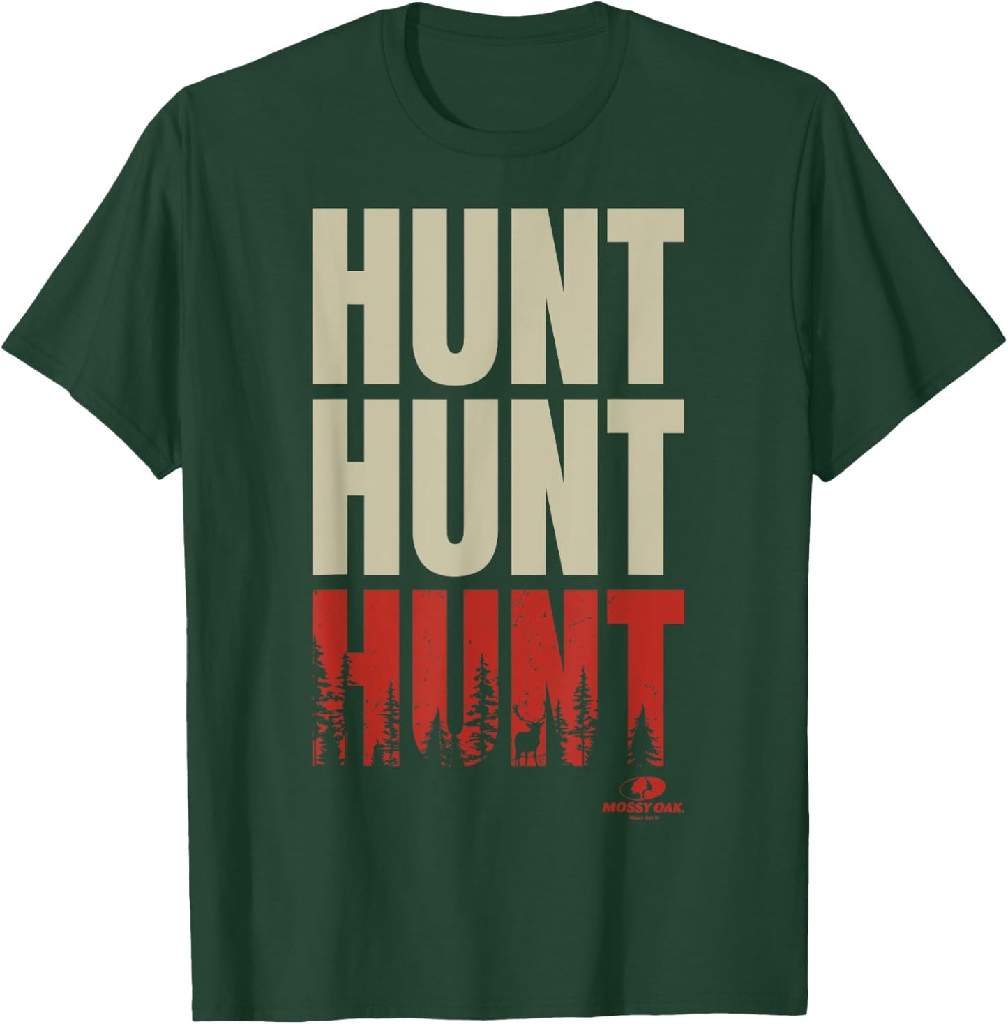 Mossy Oak Hunt Hunt Hunt Forest Fill Logo T-Shirt - T-Shirt | Forest