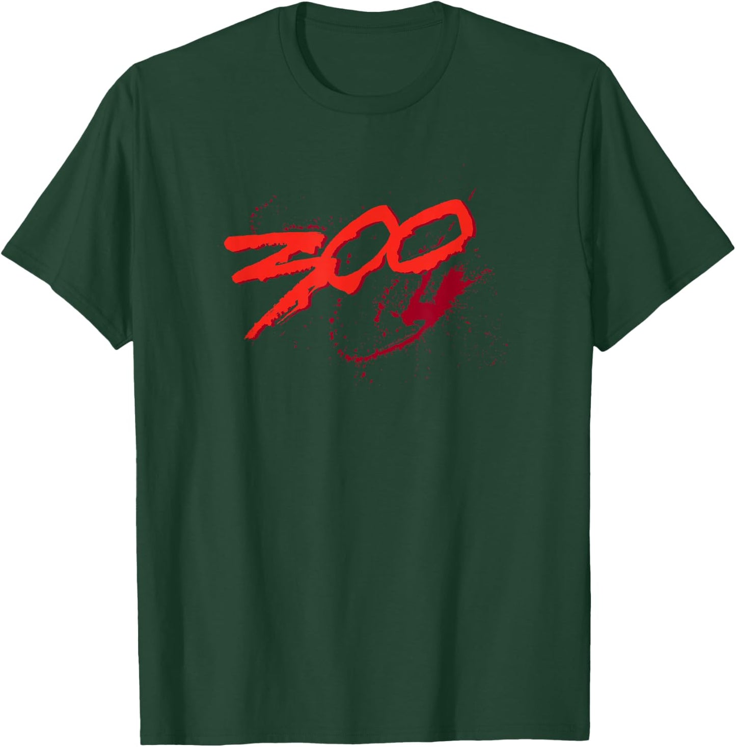 WB100 300 Classic Movie Blood Stained Logo T-Shirt - T-Shirt | Forest