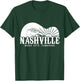Nashville Tennessee Guitar Player Vintage Country Music City T-Shirt - T-Shirt | Forest
