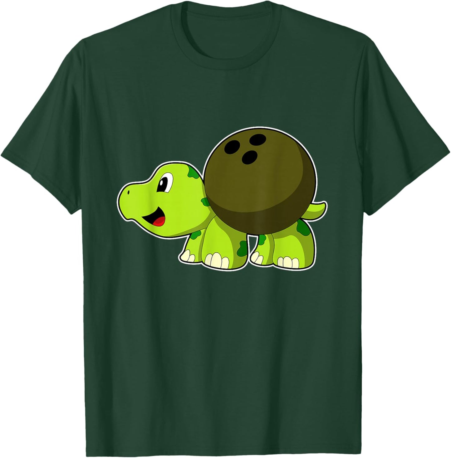 Turtle Bowling Bowling ball Sports T-Shirt - T-Shirt | Forest