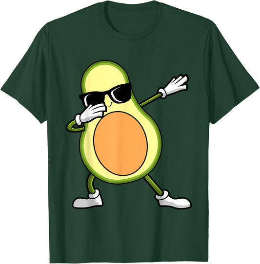 Funny Avocado Design Women Kids Guacamole Lover T-Shirt - T-Shirt | Forest