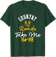 Country Roads Take Me Home Footprint West Virginia Map T-Shirt - T-Shirt | Forest