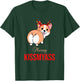 Merry Kissmyass Funny Christmas Reindeer Corgi Dog Lover T-Shirt - T-Shirt | Forest