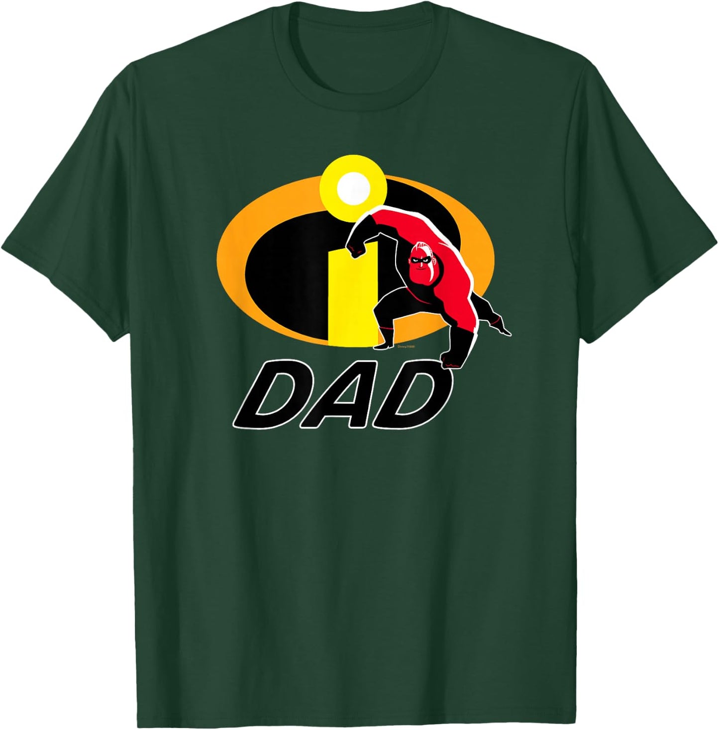 Disney and Pixar's The Incredibles Mr. Incredible Dad Family T-Shirt - T-Shirt | Forest