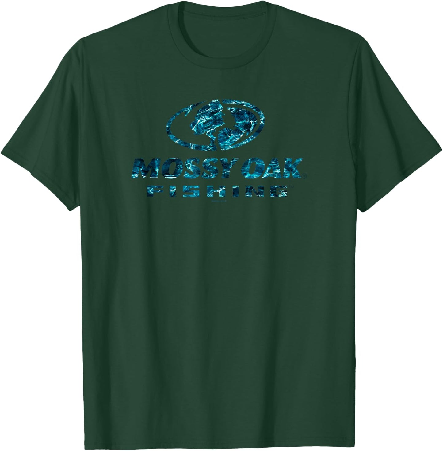 Mossy Oak Fishing Open Water Classic Blue Logo V2 T-Shirt - T-Shirt | Forest