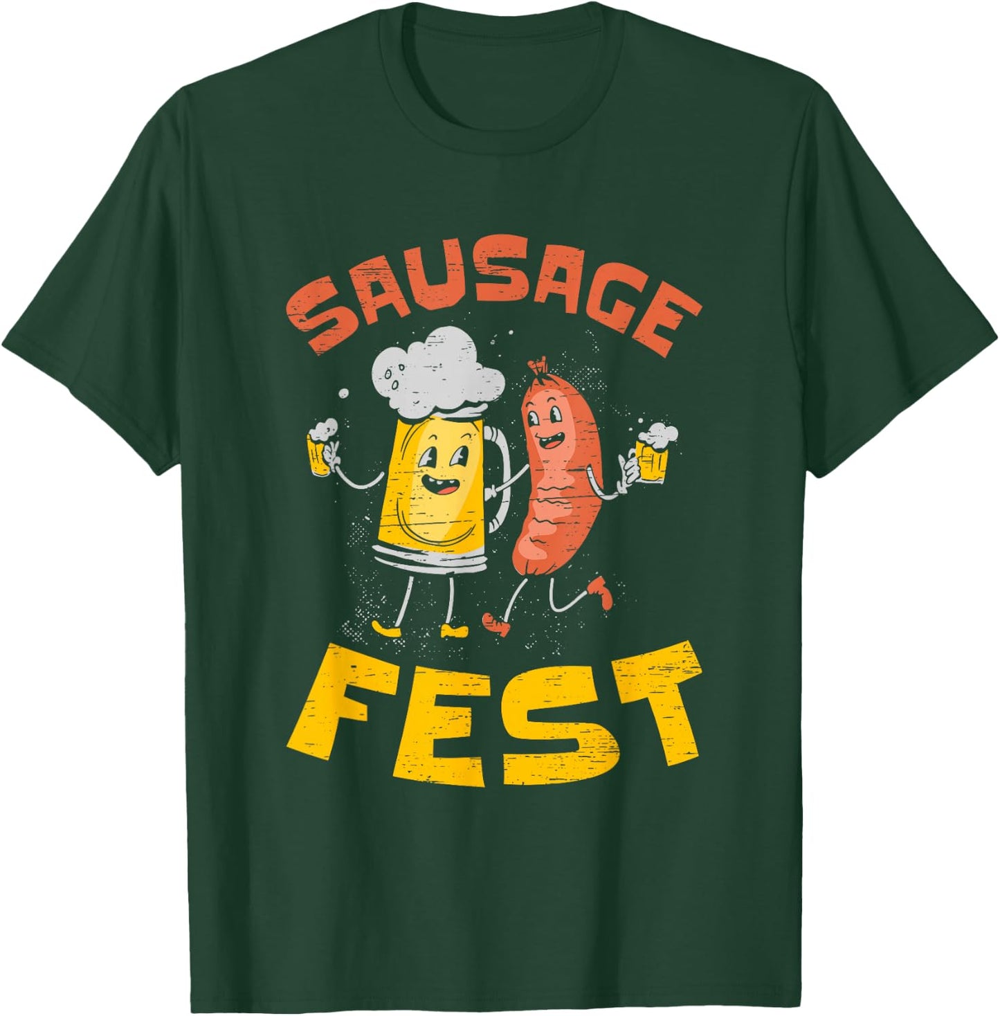 Sausage Fest for a Hotdog Wiener Griller T-Shirt - T-Shirt | Forest