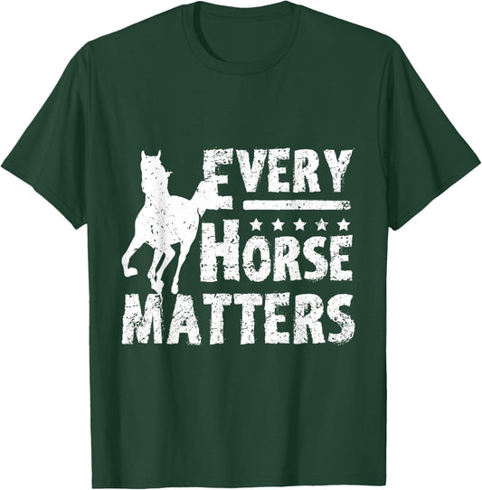 Horse rescue Every horse matters T-Shirt - T-Shirt | Forest