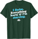 I Swim Funny Swimmer Quote T-Shirt - T-Shirt | Forest