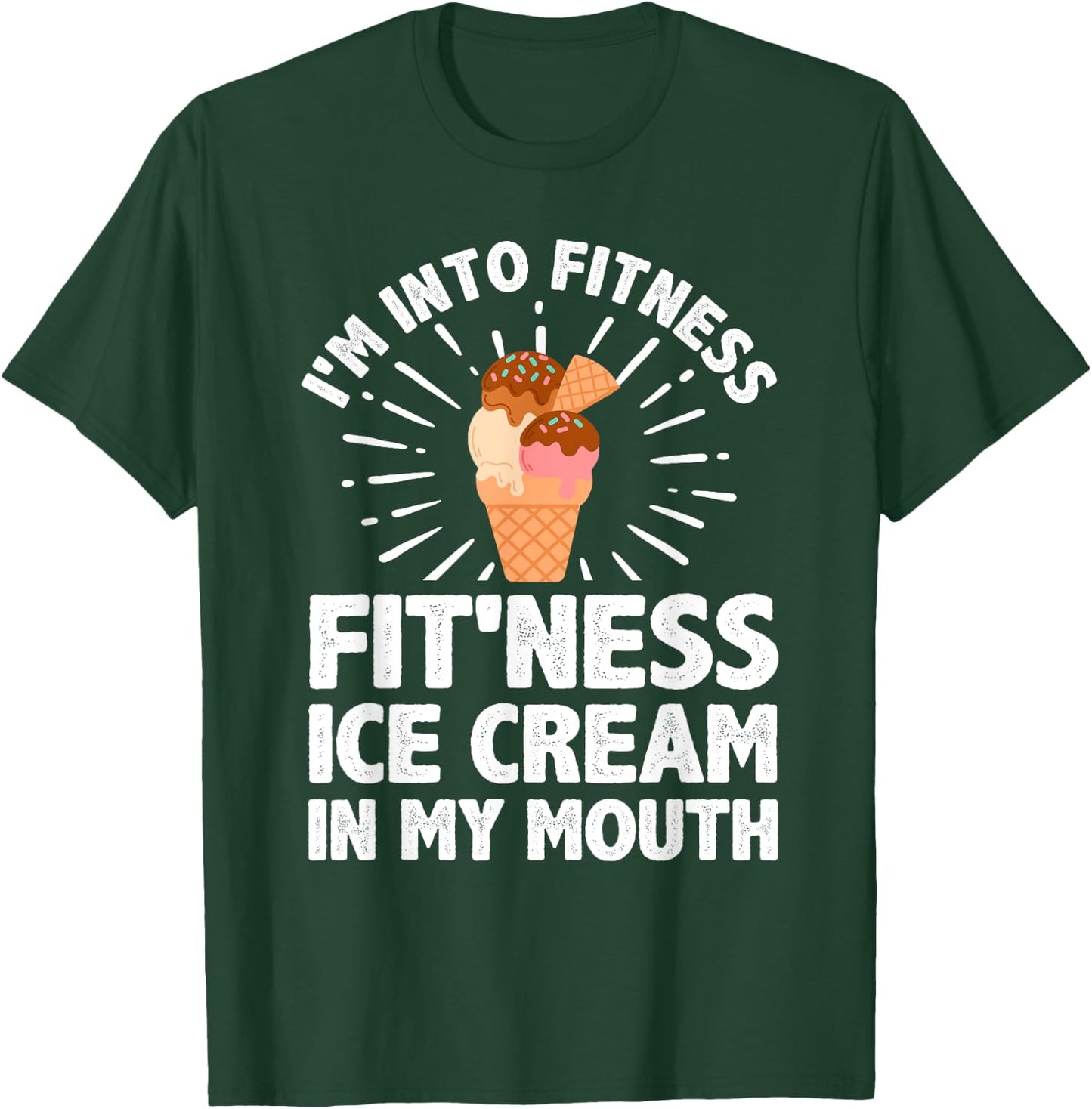 Cool Ice Cream Women Ice Cream Cone Lover Dessert T-Shirt - T-Shirt | Forest